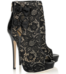 Jimmy Choo 'Kudos' Embroidered Mesh Boots