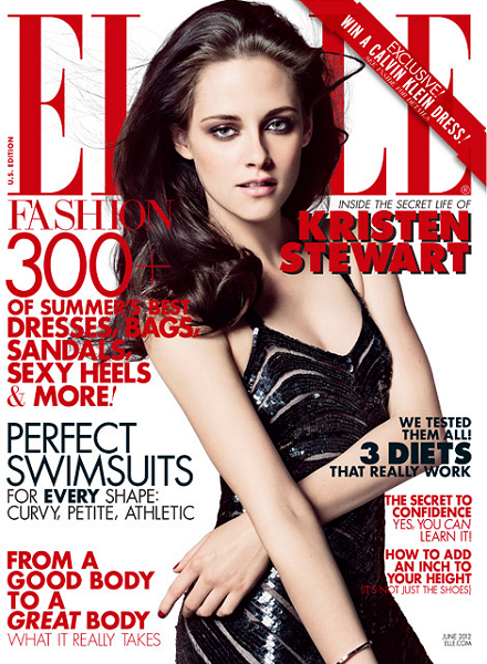 Cover Girl: Kristen Stewart for ELLE's June Issue -- She's the Man!
