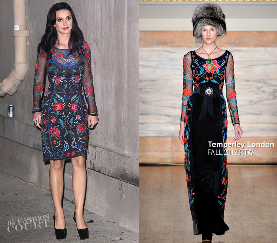 Katy Perry in Temperley London | Jimmy Kimmel Live