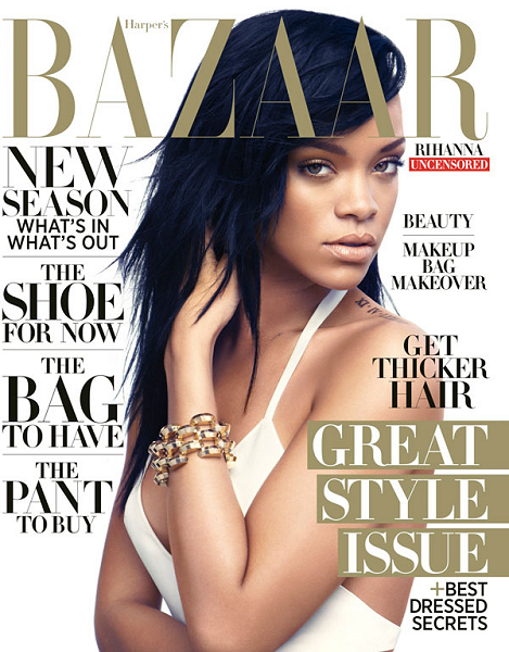 Cover Girl: Rihanna's Stylish Sunset Shoot for Harper's Bazaar!