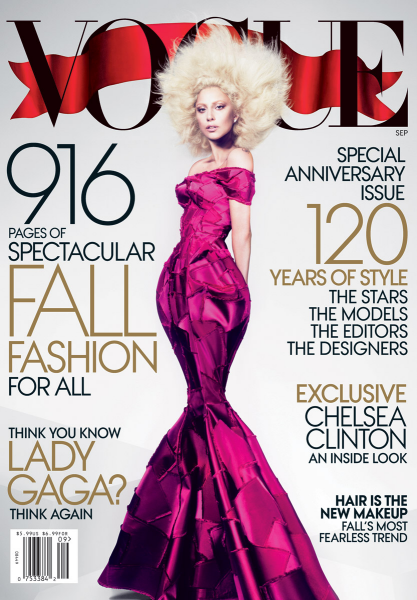 Cover Girl: Lady Gaga is Larger Than Life for VOGUE