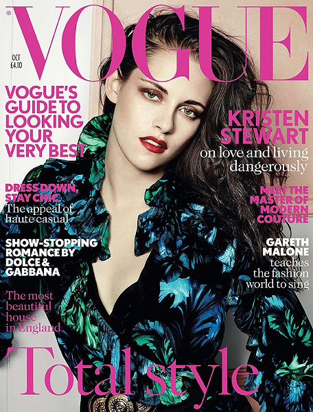 Kristen Stewart in Gucci | British VOGUE - October 2012
