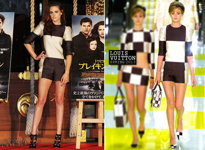 Kristen Stewart em Louis Vuitton | 'A Saga Crepúsculo: Amanhecer - Parte 2' Evento Fan Tóquio