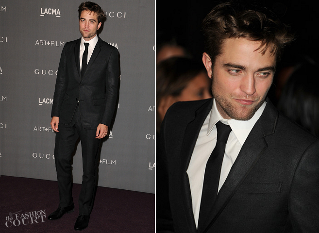 Robert Pattinson em Gucci | LACMA 2012 Art + Film Gala