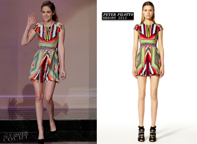 Kristen Stewart in Peter Pilotto | 'The Tonight Show with Jay Leno'
