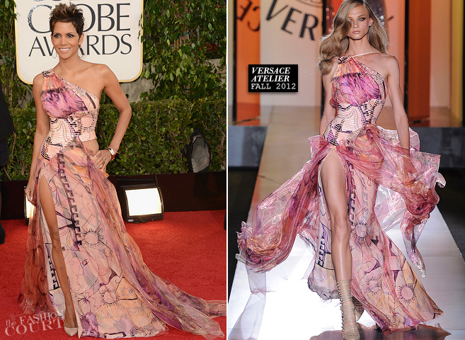 Halle Berry in Atelier Versace | 2013 Golden Globes