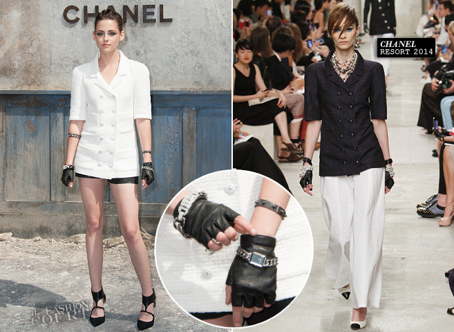Kristen Stewart in Chanel | Paris Haute Couture Fashion Week: Fall 2013 - Front Row at CHANEL