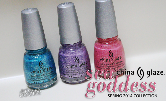 Review: China Glaze Sea Goddess Spring 2014 Collection