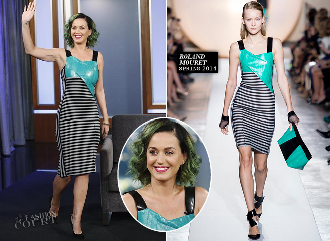 Katy Perry in Roland Mouret | 'Jimmy Kimmel Live'