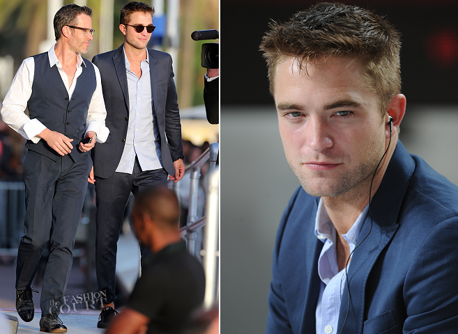Robert Pattinson in Gucci | 'Le Grand Journal' - 2014 Cannes Film Festival