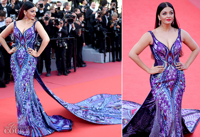 Aishwarya Rai in Michael Cinco Couture | Cannes Film Festival 2018: 'Girls of the Sun' Premiere