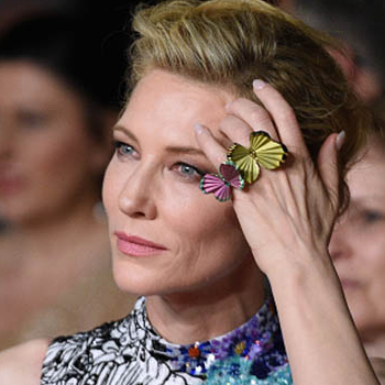 Cate Blanchett in Mary Katrantzou | Cannes Film Festival 2018: 'Cold War' Premiere