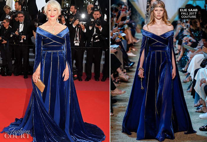Dame Helen Mirren in Elie Saab Couture | Cannes Film Festival 2018: 'Girls of the Sun' Premiere