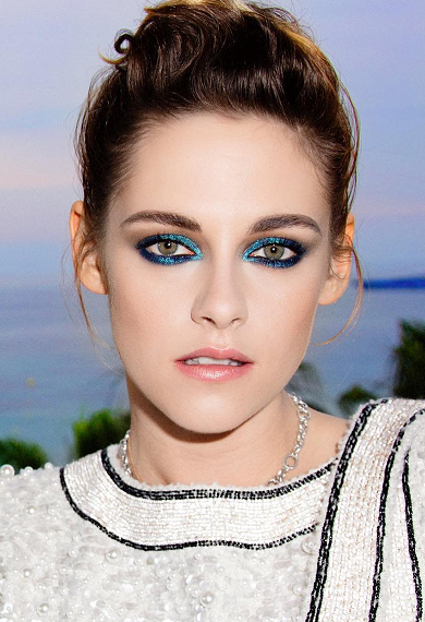 Get the Look: Kristen Stewart's Vivid Blue Eyes - Cannes 2018