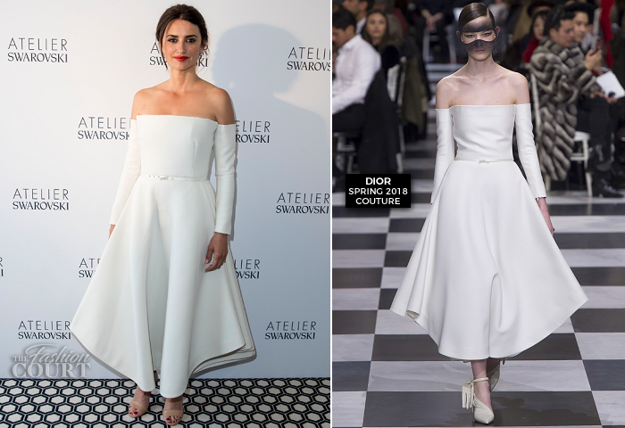 Penélope Cruz in Dior Couture | Cannes Film Festival 2018: Atelier Swarovski Luncheon