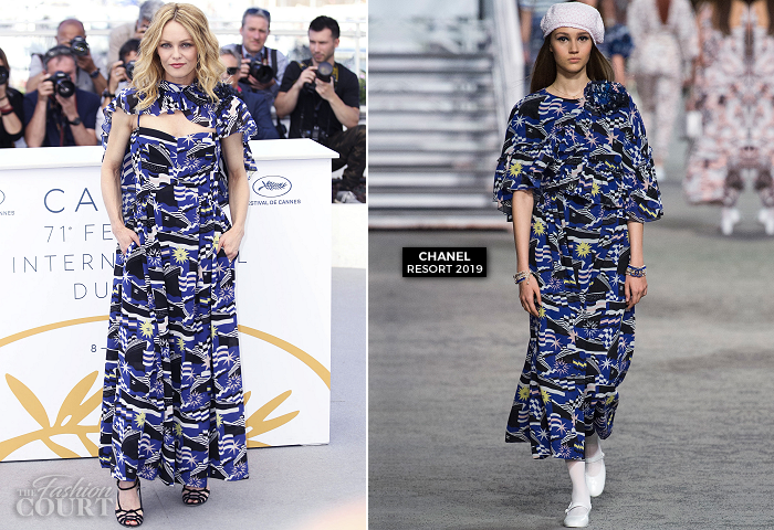 Vanessa Paradis in CHANEL | Cannes Film Festival 2018: 'Knife + Heart' Photocall