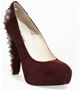 Brian Atwood 'Power Studs' Suede Pumps
