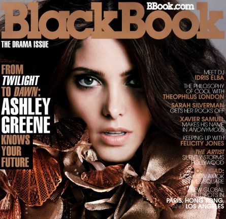 Cover Girl: Ashley Greene for the November Issue of BlackBook!