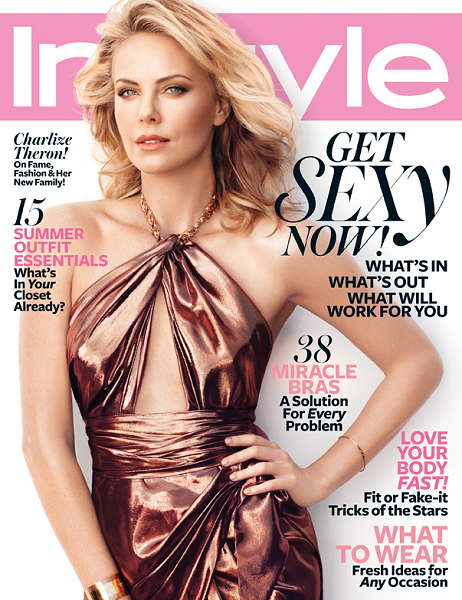 Charlize Theron Glams Up for the June Issue of InStyle!