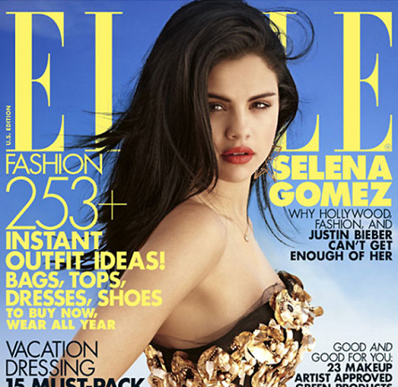Selena Gomez Frolicks On the Beach for ELLE's July Issue