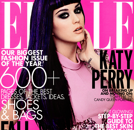 Cover Girl: Katy Perry for the September Issue of ELLE!