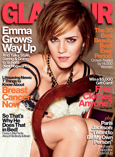 Emma Watson for the October Issue of GLAMOUR!