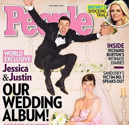 Justin Timberlake and Jessica Biel Get Married in Giambattista Valli & Tom Ford!