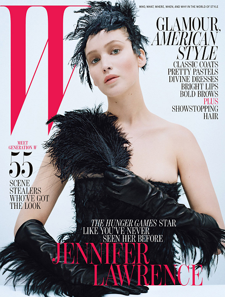 Jennifer Lawrence for the October issue of W Magazine!