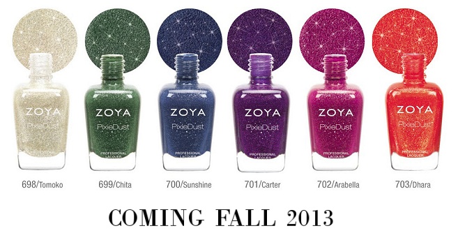 Zoya Pixie Dust Fall 2013 Edition