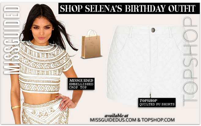Selena Gomez in Missguided & Topshop | 21st Birthday Dinner at Bagatelle
