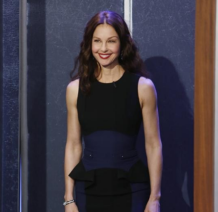 Ashley Judd in Elie Saab | 'Jimmy Kimmel Live'