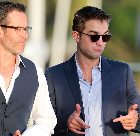 Robert Pattinson in Gucci | 'Le Grand Journal' - 2014 Cannes Film Festival