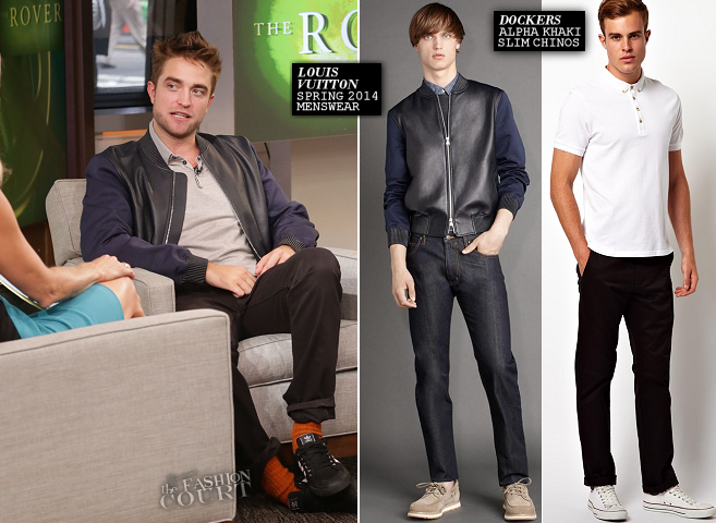 Experto pensión cuenca Robert Pattinson in Louis Vuitton | “Good Morning America” – The Fashion  Court