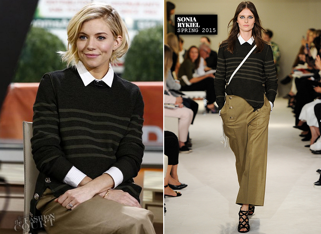 Sienna Miller in Sonia Rykiel | 'The Today Show'
