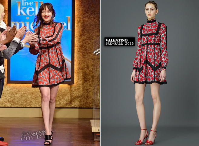 Dakota Johnson in Valentino | 'LIVE with Kelly and Michael'