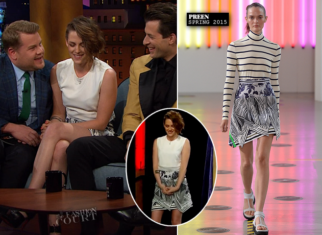 Kristen Stewart in PREEN | 'The Late Late Show with James Corden'