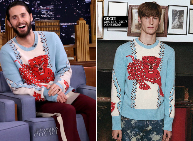 Jared Leto in Gucci | 'The Tonight Show Starring Jimmy Fallon'