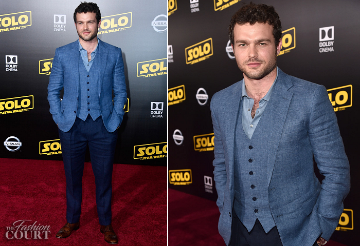 Alden Ehrenreich In Ralph Lauren Solo A Star Wars Story La Premiere The Fashion Court