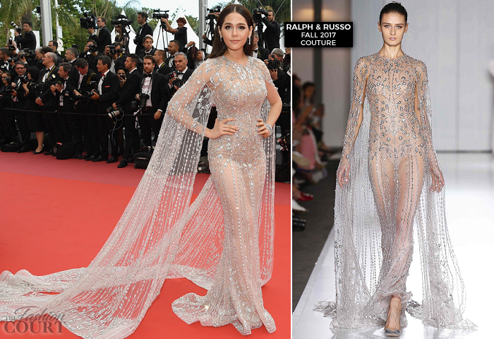 Araya A. Hargate in Ralph & Russo Couture | Cannes Film Festival 2018: 'Sorry Angel' Premiere
