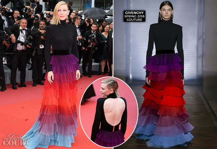 Cate Blanchett in Givenchy Couture | Cannes Film Festival 2018: 'BlacKkKlansman' Premiere