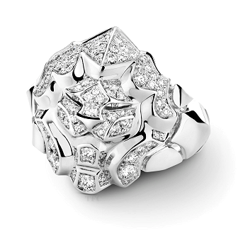 Chanel Fine Jewelry Diamond Sous le Signe du Lion Ring