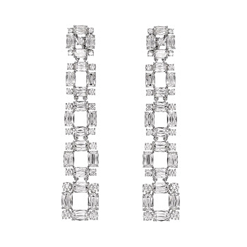Chopard Platinum and Diamond Earrings