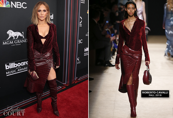 Jennifer Lopez in Roberto Cavalli | 2018 Billboard Music Awards
