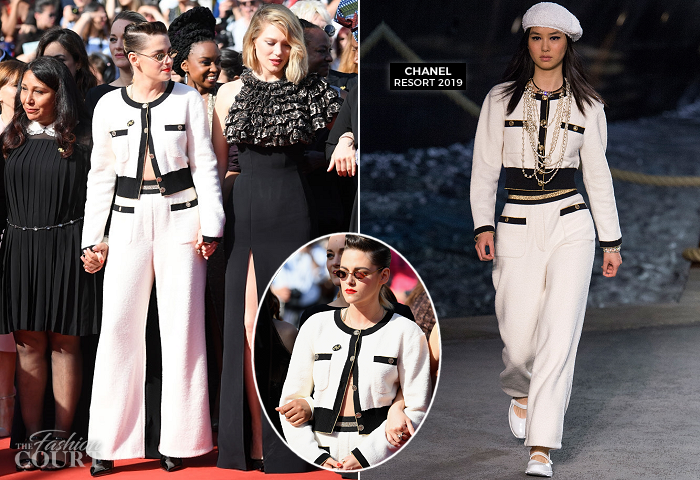 Kristen Stewart in CHANEL | Cannes Film Festival 2018: 'Girls of the Sun' Premiere