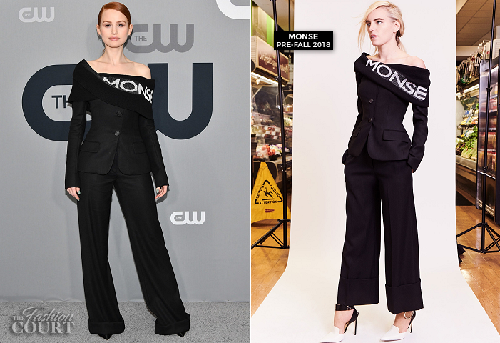 Madelaine Petsch in MONSE | CW Upfronts 2018