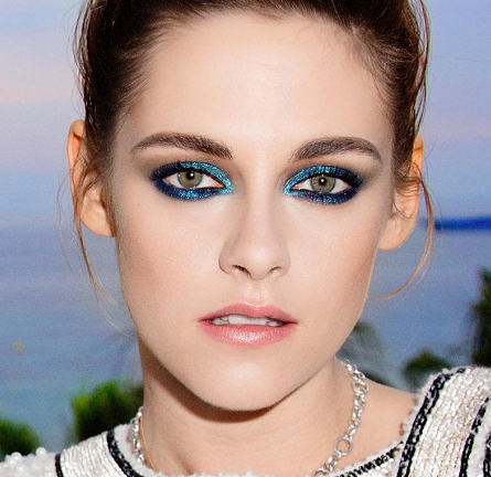Get the Look: Kristen Stewart's Vivid Blue Eyes - Cannes 2018