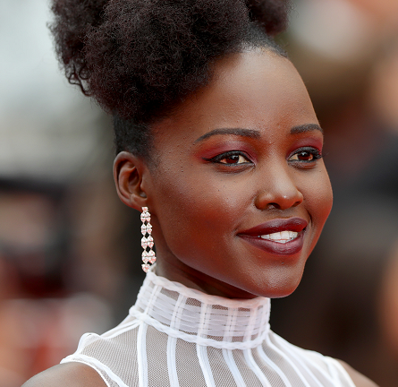 Get The Look: Lupita Nyong'o's Makeup - 'Sorry Angel' Cannes 2018 Premiere