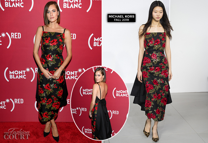 Allison Williams in Michael Kors & Rami Malek in Dior Homme | (Montblanc M)RED Collection Launch