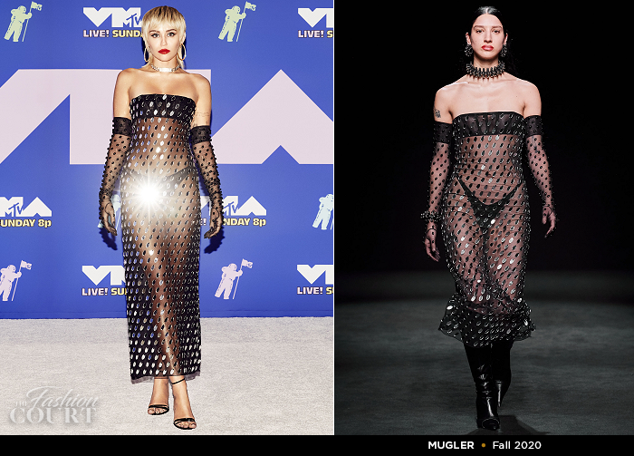 Miley Cyrus in Mugler | 2020 MTV Video Music Awards