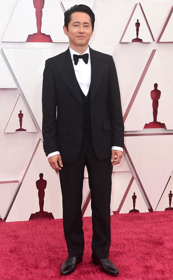Steven Yeun in Gucci | 2021 Oscars
